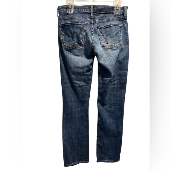 Citizens of Humanity Straight Leg Jeans Elson Mid Rise Medium Wash Denim - Picture 2 of 10